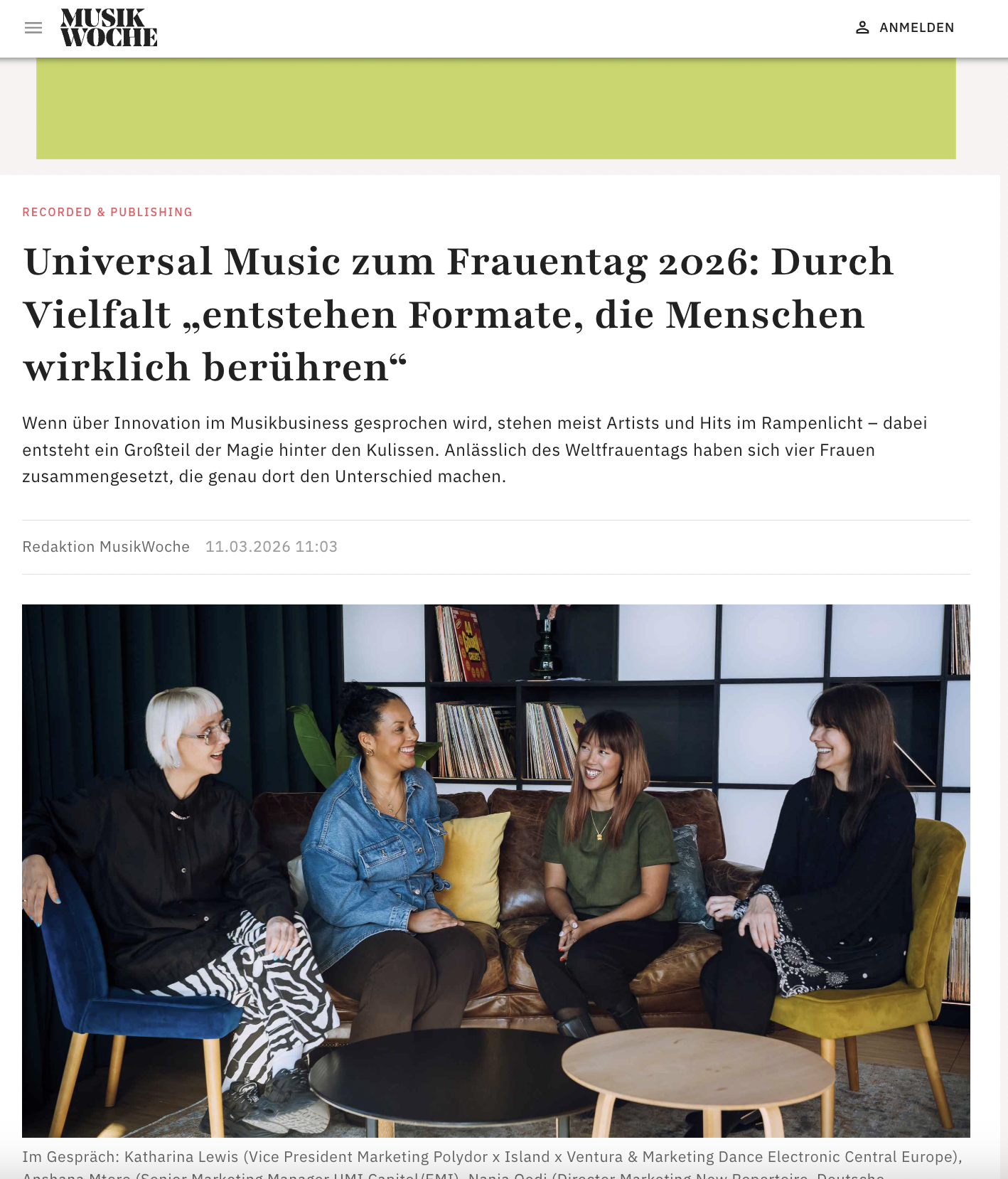 Musikwoche 2026